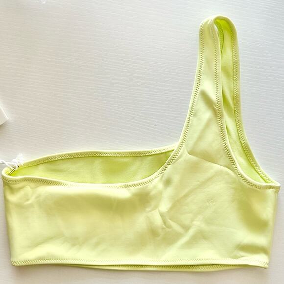 Good American Scuba Hot One Shoulder Bikini Top Size X-2 - Picture 5 of 5
